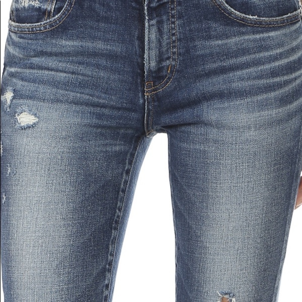 Moussy Vintage Glendele Skinny Jeans in Blue Size 25